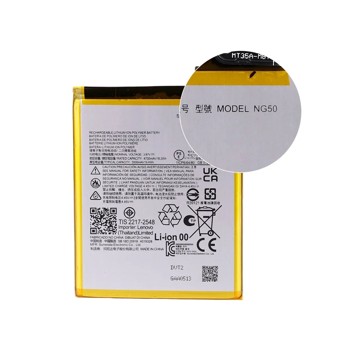 Nueva batería NG50 de 5000mAh para Motorola G62/Moto G71 5G /XT2169 baterías de teléfono + herramientas - imagen 2