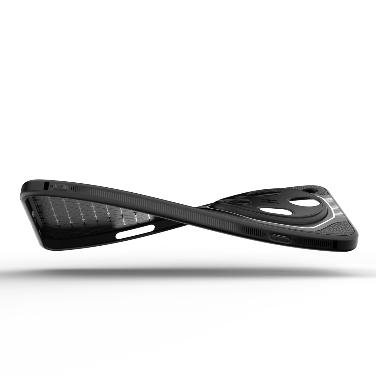 Para OPPO Find X8 Ultra funda de lujo con pintura brillante patrón de cuero Litchi + cubierta de borde suave de TPU para Find X8 Ultra - imagen 4