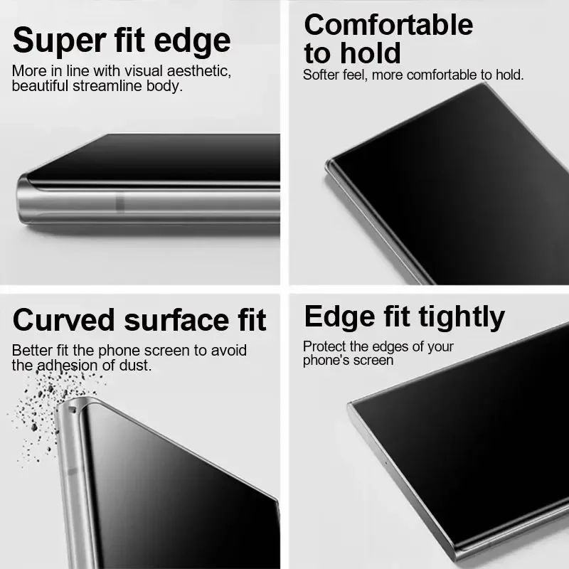 3 uds cabina libre de polvo vidrio templado para Samsung S24 Ultra S23 Plus S24 S23 S22 Plus S21 Ultra película protectora de vidrio para teléfono inteligente - imagen 5