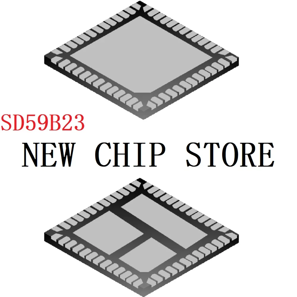 Chip de controlador de puente en H Dual para energía móvil, cargador IC superrápido de 65W, SD59B23 QFN52, 50 Uds./5 uds./lote - imagen 2