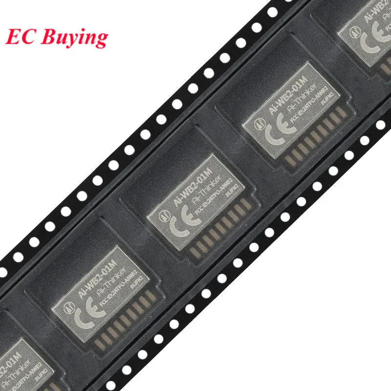 5 uds/1 unidad Ai-WB2-01M Ai-WB2 2,4G WiFi + BLE 5,0 compatible con Bluetooth ESP-01M módulo de puerto serie inalámbrico de malla 2MB Chip BL602 - imagen 5