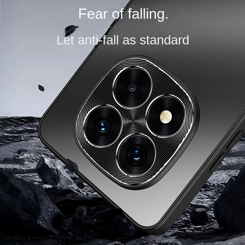 Para Xiaomi POCO X7 funda dura de PC AG anillo mate lente magnética funda protectora trasera para Xiaomi POCO X7 5G carcasa de teléfono - imagen 5