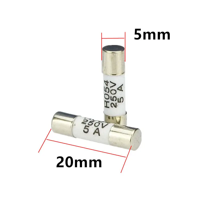 Kit Fusibles Cerámicos 5x20mm Retardo 250V - Varios Amperajes - imagen 4