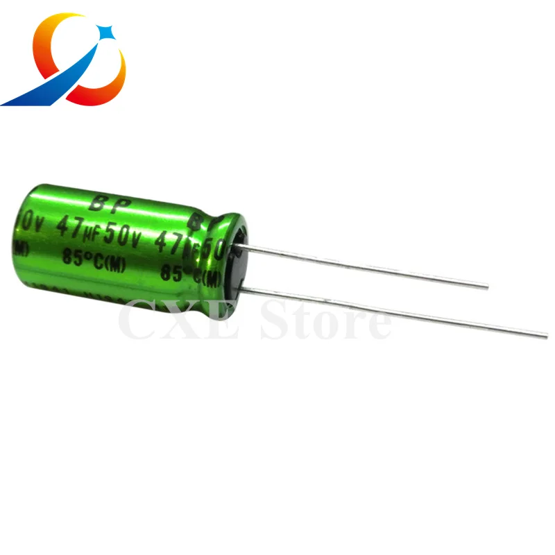 5 unids/lote 50V47UF volumen 10X20MM Nichicon MUSE BP ES condensador de Audio HiFi Bipolar no Polar UES1C101MPM nuevo