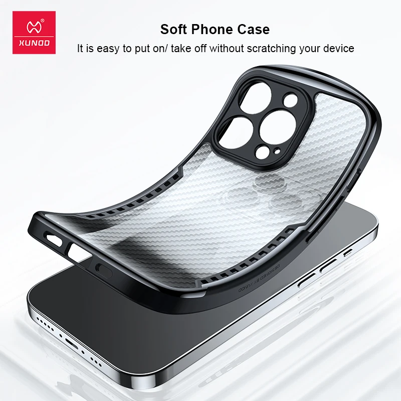 Para iPhone 14 Pro Max Funda Xundd a prueba de huellas dactilares Gamer Funda trasera Funda para iPhone 14 Plus Shell