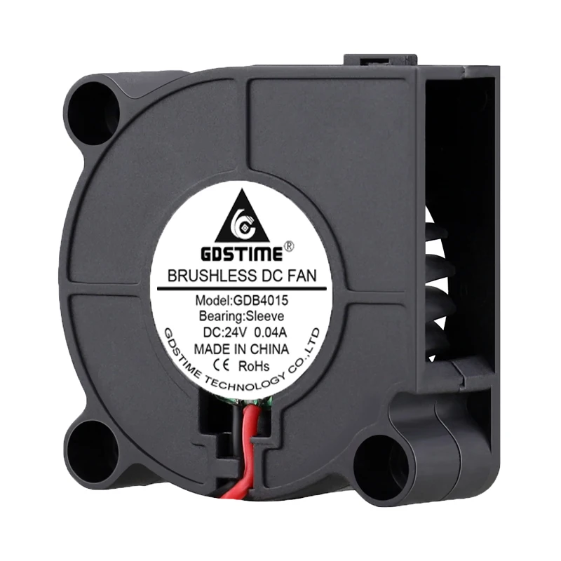 Gdstime 40x40x15MM 24V DC Turbo soplador 40MM 4CM ventilador Radial centrífugo 4015 enfriador sin escobillas accesorios de impresora 3D radiador - imagen 3