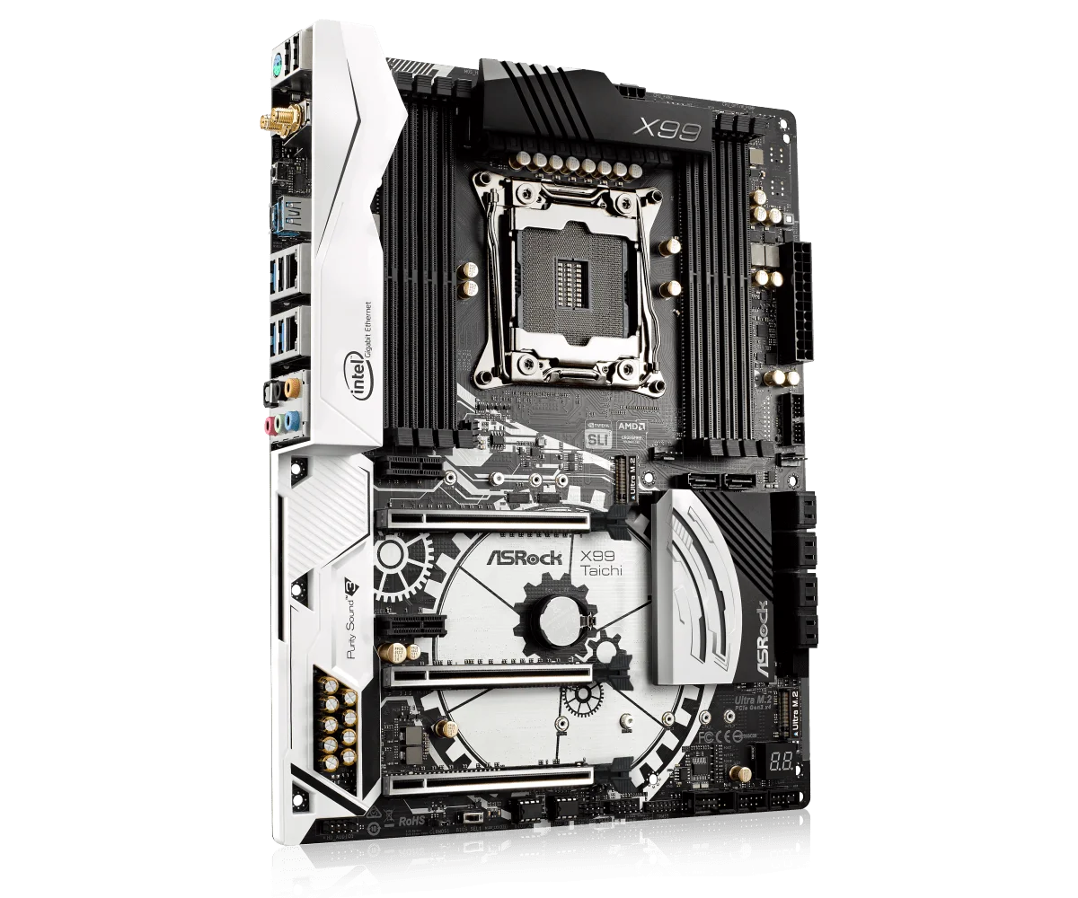 Placa base X99 ASRock X99 Taichi Motherboar LGA 2011-3 8 x DDR4 256GB compatible con E5-2698 v4 2609 v3 i7-6900K v4 cpu M.2 ATX - imagen 2
