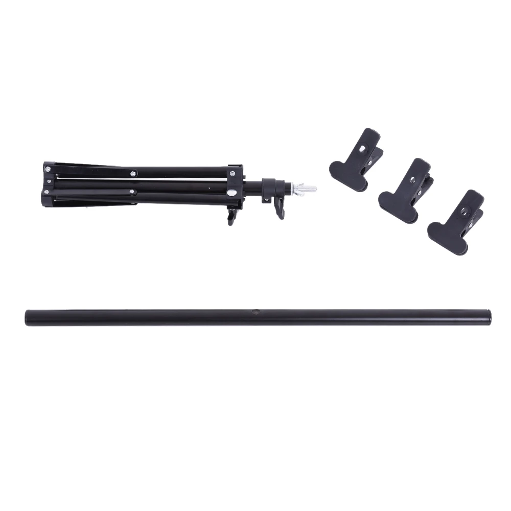 Sistema de soporte de fondo, soporte de fotografía profesional con barra transversal para fondos de estudio - imagen 5