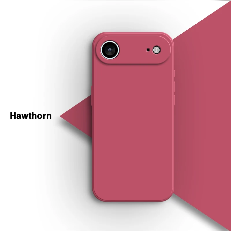 Funda de silicona líquida de lujo para iPhone 17 Air Pro Max 5G protección de cámara a prueba de golpes carcasa Simple delgada - imagen 5