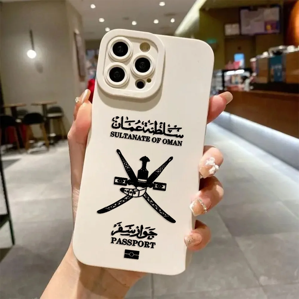 Funda de teléfono con pasaporte de Oman para Samsung Galaxy S25 S24 S23 S22 S21 S20 Note20 Edge FE Plus Ultra 4G 5G, funda trasera de silicona suave - imagen 5