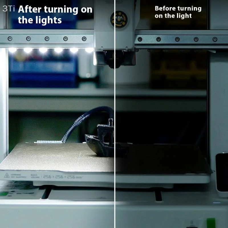 Tira de luces Led mejorada para Bambu Lab A1/A1mini Ra95 luz de relleno 24V luz blanca superbrillante para accesorios de impresora 3D Bambulab - imagen 4