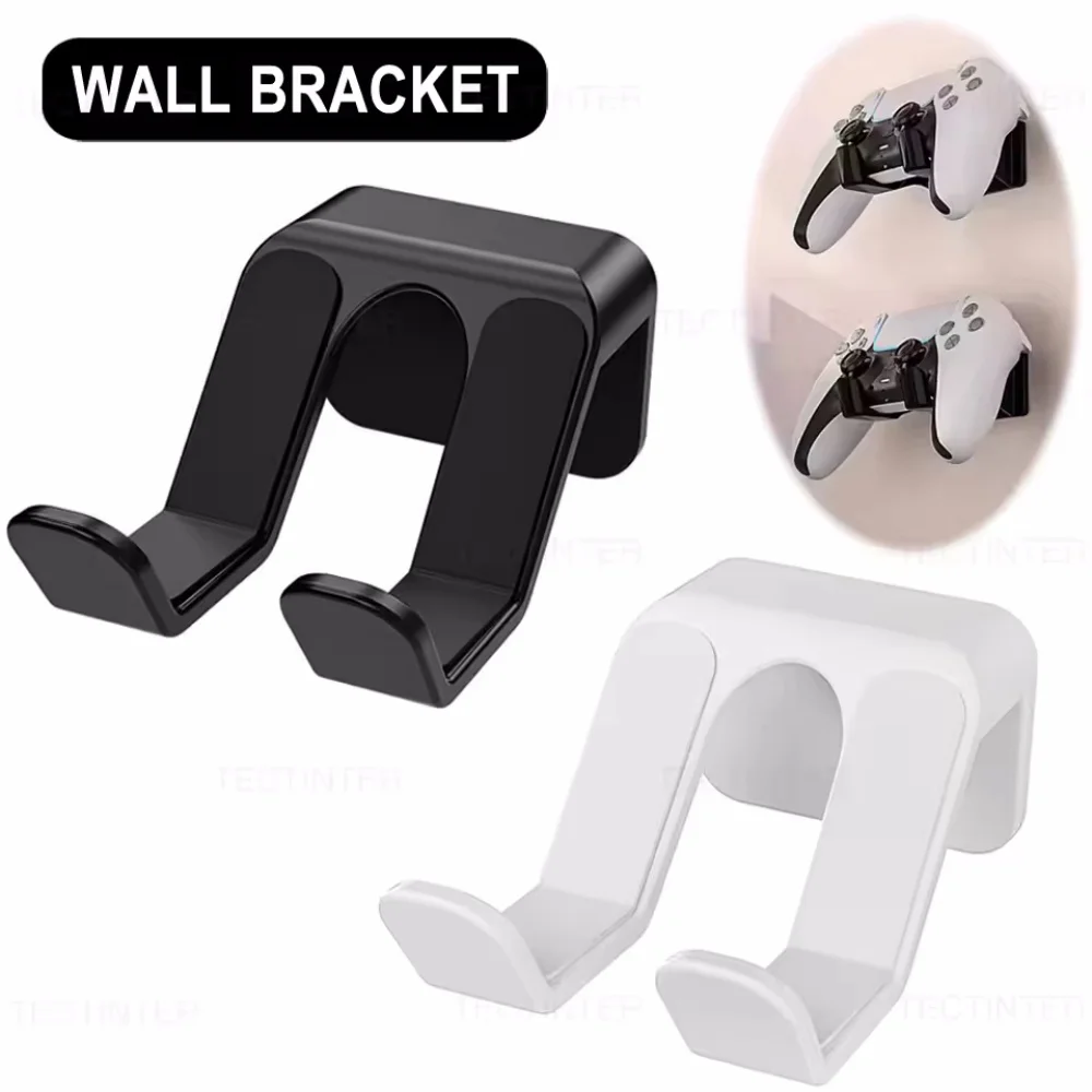 Soporte para controlador de juego montado en la pared, Base sin perforaciones, estante de almacenamiento para controlador para Nintendo Switch Pro Sony Xbox