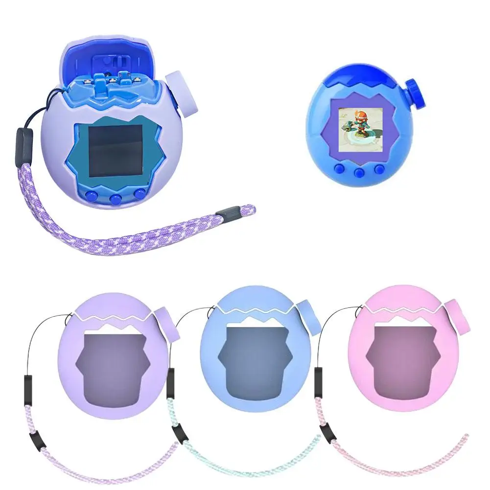 Funda protectora de silicona para consola de juegos, cobertura completa con cordón, funda de piel a prueba de golpes para Tamagotchi Paradise - imagen 4