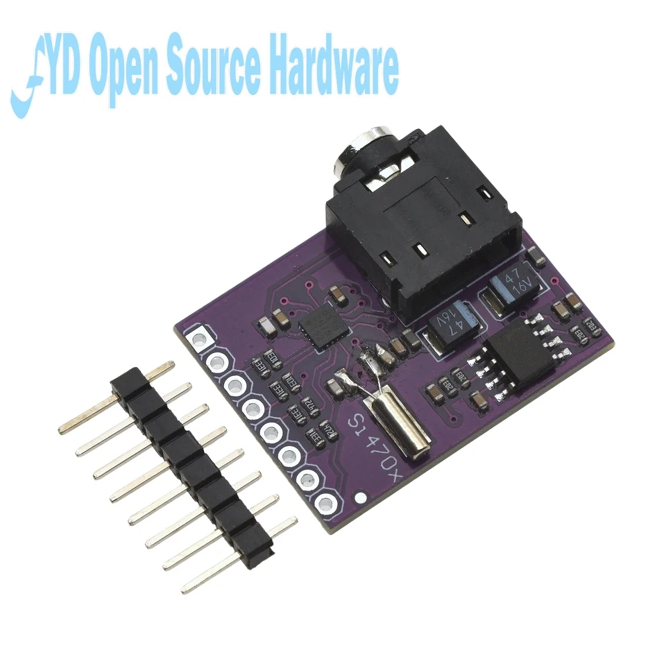 CJMCU-470 Si4703 Módulo de radio FM Placa de desarrollo estéreo de sintonización automática - imagen 4