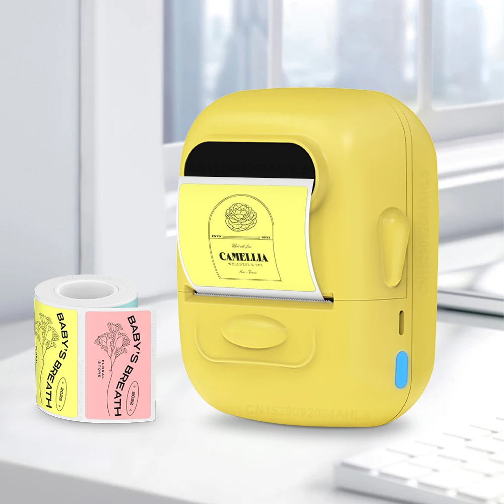 Mini impresora de etiquetas Marklife P50, impresora térmica Bluetooth, máquina de etiquetado portátil sin impresión de tinta, fabricante P50 o 2 etiquetas - imagen 2