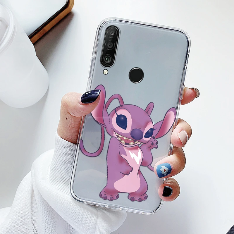 Funda transparente para Huawei P30 Funda P30 Lite bolsas P30 Pro parachoques punto de dibujos animados Linda Funda suave a prueba de golpes para Huawei P30 Capa - imagen 4