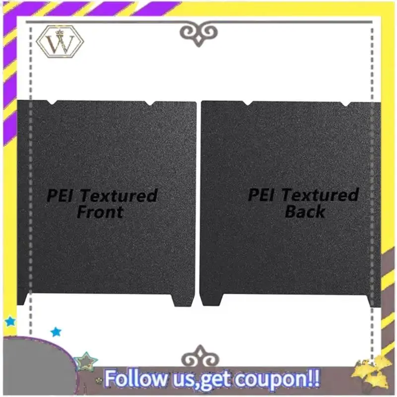 Nueva placa de construcción con revestimiento PEI de doble cara, hoja texturizada, placa de plataforma magnética de acero con resorte Flexible para Creality K1 S1 - imagen 4