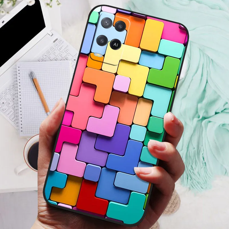 Para Oppo A54 funda de teléfono a prueba de golpes fundas traseras de silicona suave TPU para Oppo A54 4G funda CPH2239 Coques para OPPOA54 A 54 Capa - imagen 3