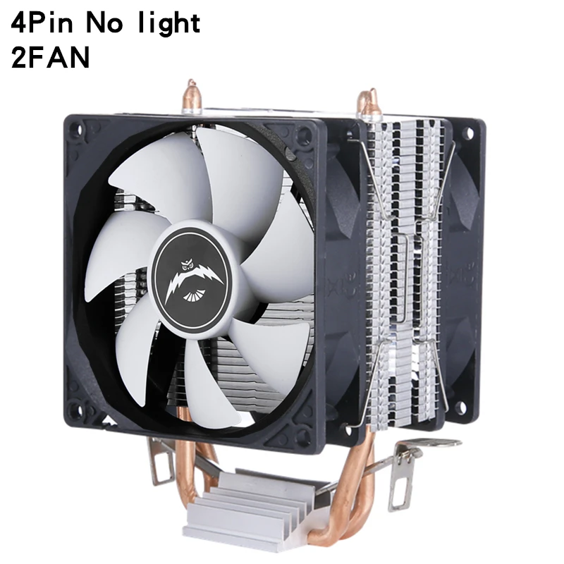 4Pin No light 2Fan