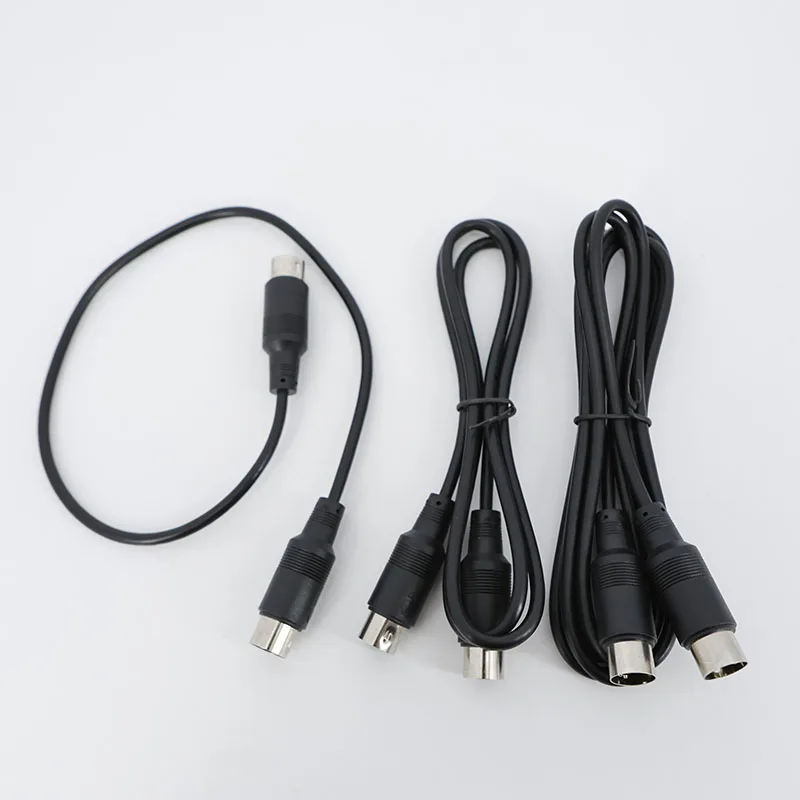 0,5 m-2m DIN 5PIN Cable macho a macho MIDI 5 pines DIN enchufe a 5 pines DIN extensión de Audio conector macho Cable din-5pin M/M adaptador q - imagen 2