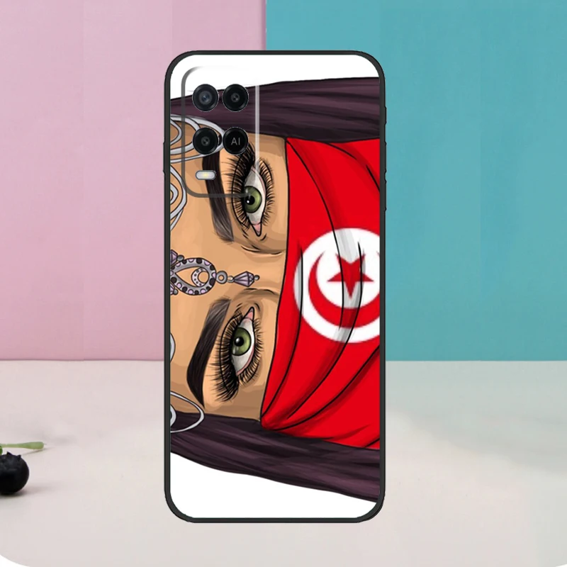 Mapa de la bandera de Marruecos, funda para OPPO A74, A94, A54, A58, A78, A98, A5, A9, A53, A15, A52, A72, A17, A57, A77, A16, A76, A96, A57S - imagen 2