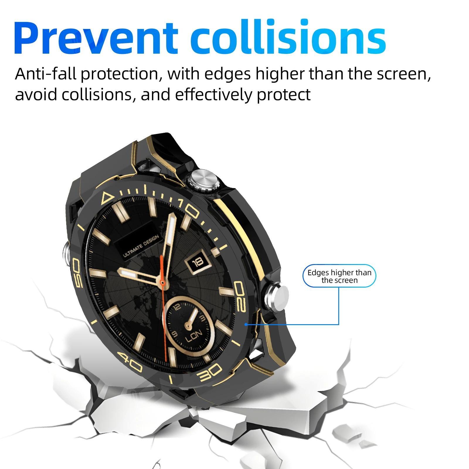 Cambio al último caso para Huawei Watch GT6 46MM/GT6 Pro 46MM cubierta protectora de parachoques de Pc duro para Huawei Watch GT 6 Accesorios - imagen 2