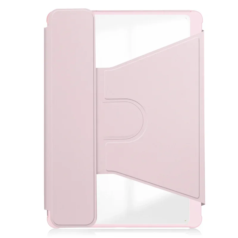Funda con rotación de 360 grados para Samsung Galaxy Tab A9 Plus 2023, cubierta con soporte para bolígrafo S, acrílico transparente, parte trasera dura para Galaxy Tab A9 + - imagen 5
