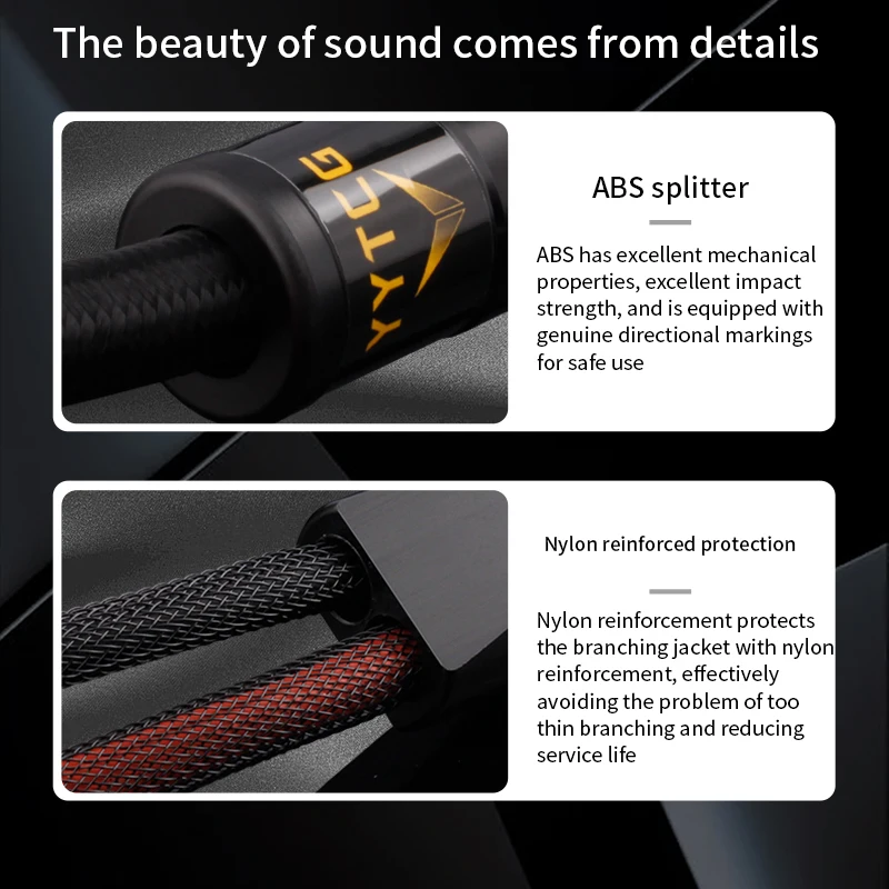 Un par de cables de altavoz HiFi, amplificador de Audio de alta gama, cobre libre de oxígeno de alta pureza con conector Banana Y dorado de 24K - imagen 5