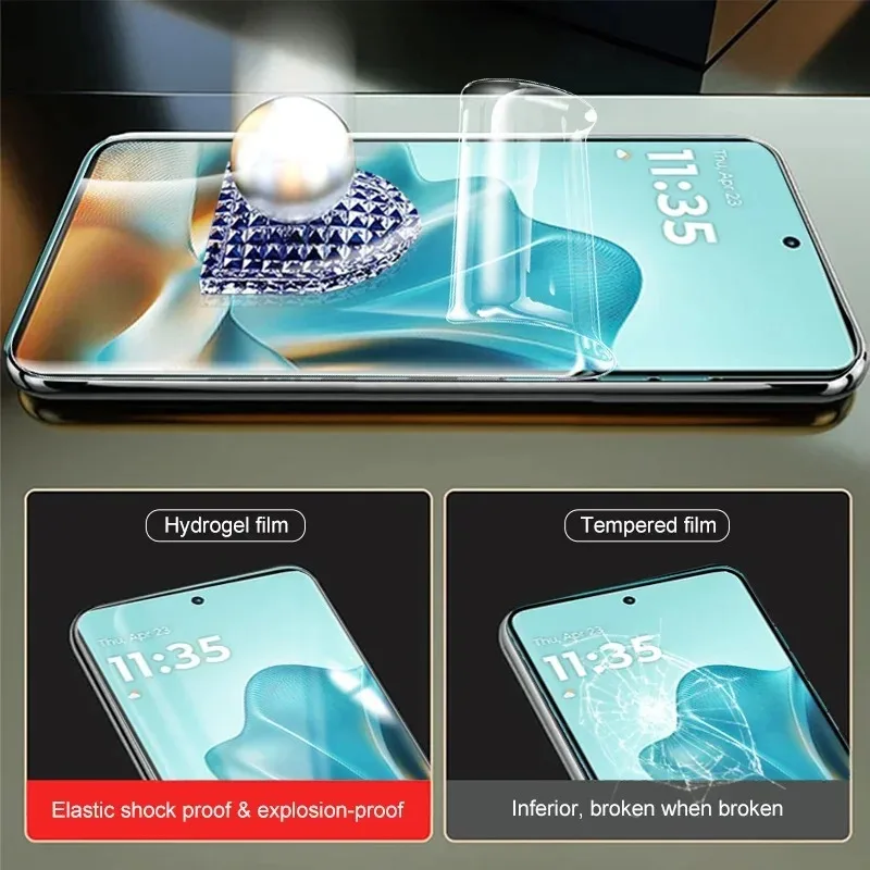 Película de hidrogel de 5 uds para Realme 14 Pro 14 Pro + Plus Protector de pantalla de cubierta completa para Realme 15 13 Pro Plus - imagen 5