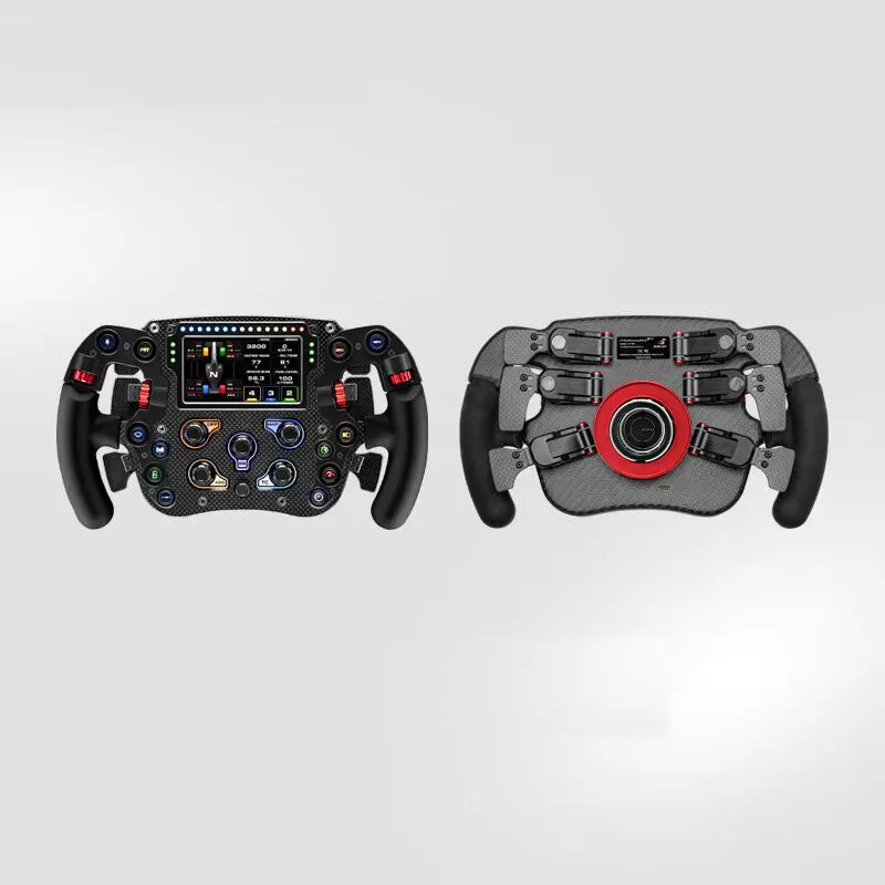 Volante de fórmula para PC, simulador de carreras, volante de fibra de carbono con pantalla de 4,3 "para Simagic FX PRO - imagen 5