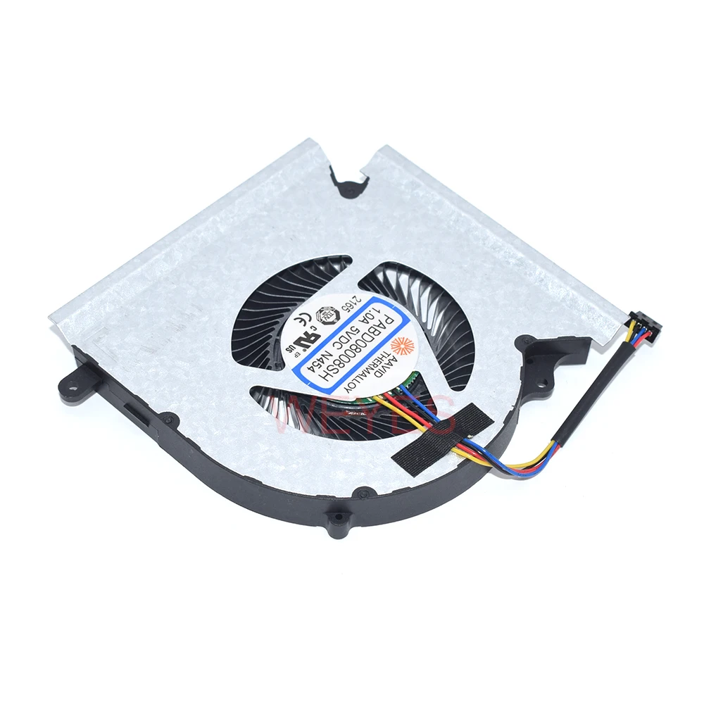 Ventilador de refrigeración para ordenador portátil MSI GE66, GP66, GL66, MS-1541, CPU GPU, 4 pines, DC5V, 1.0A, refrigerador, PABD08008SH, N453, N454, nuevo - imagen 3