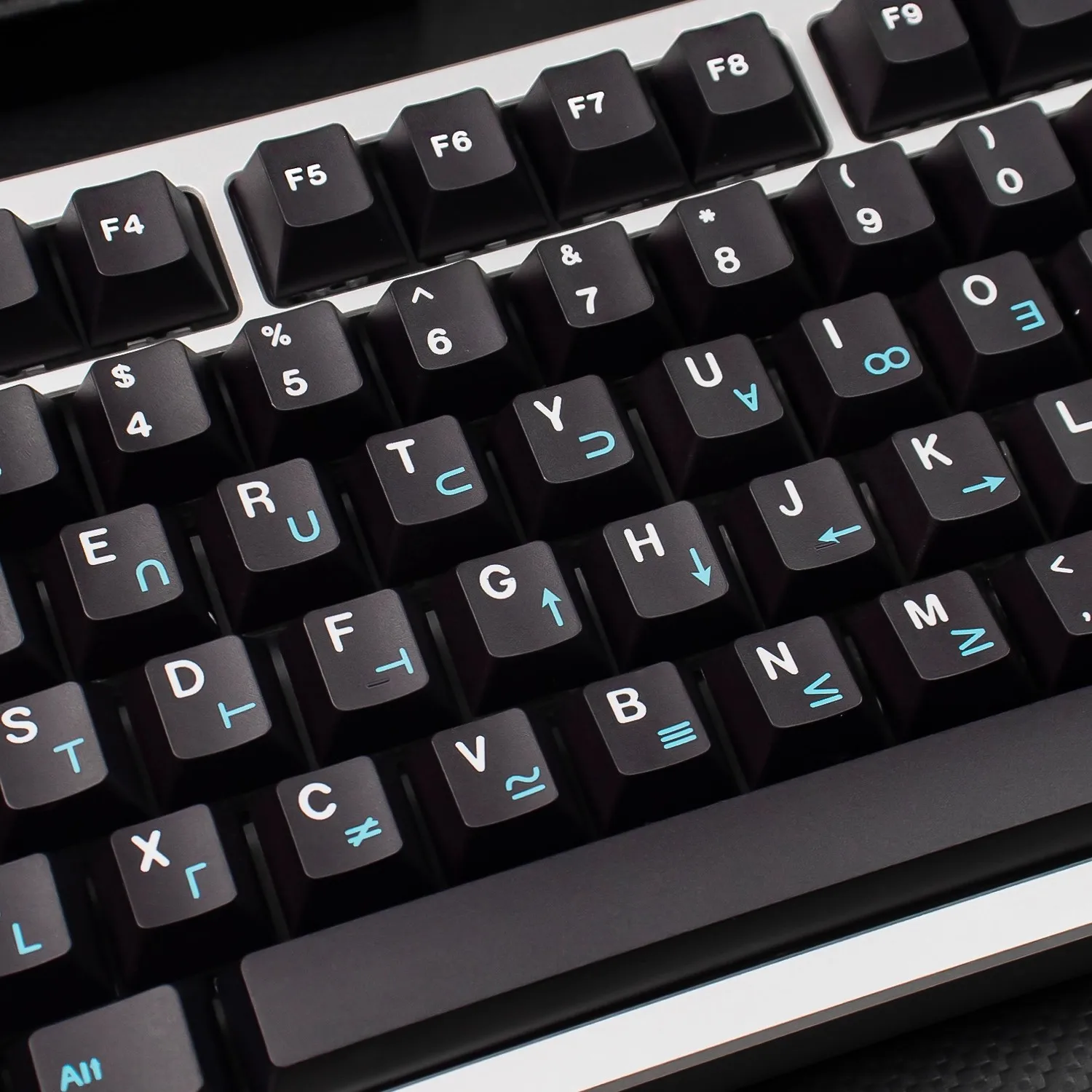 Teclas negras GMK de perfil de cereza de 129 teclas para teclado mecánico de moda, interruptores MX, tapa de tecla PBT Retro personalizada ISO - imagen 2