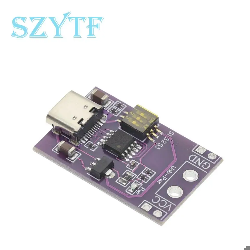 Cargador tipo C QC AFC PD2.0 PD3.0 a DC Spoof Scam, disparador de carga rápida, Detector de sondeo, USB-PD, módulo de placa de cambio de fuente de alimentación para portátil - imagen 4