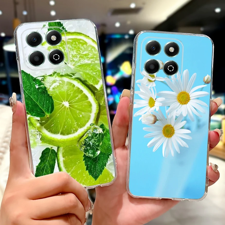 Para Honor X6b funda JDY-LX1 lujosa funda pintada de moda suave funda de teléfono delgada para Honor X6a X6 b HonorX6 HonorX6a HonorX6b Fundas - imagen 5