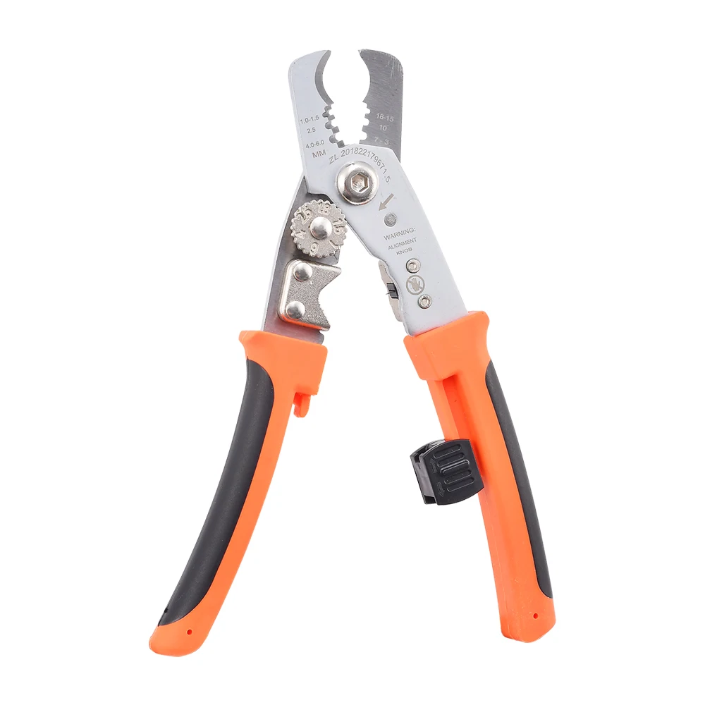 Cortador pelador de cables, alicates multifunción, herramientas duraderas manuales para electricista con tijeras para cables laterales, fáciles de usar - imagen 5