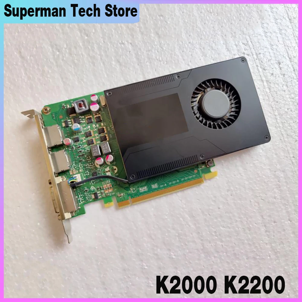 Para Quadro K2200 4GB tarjeta gráfica profesional estación de trabajo representación 3D modelado K2000 2GB - imagen 2
