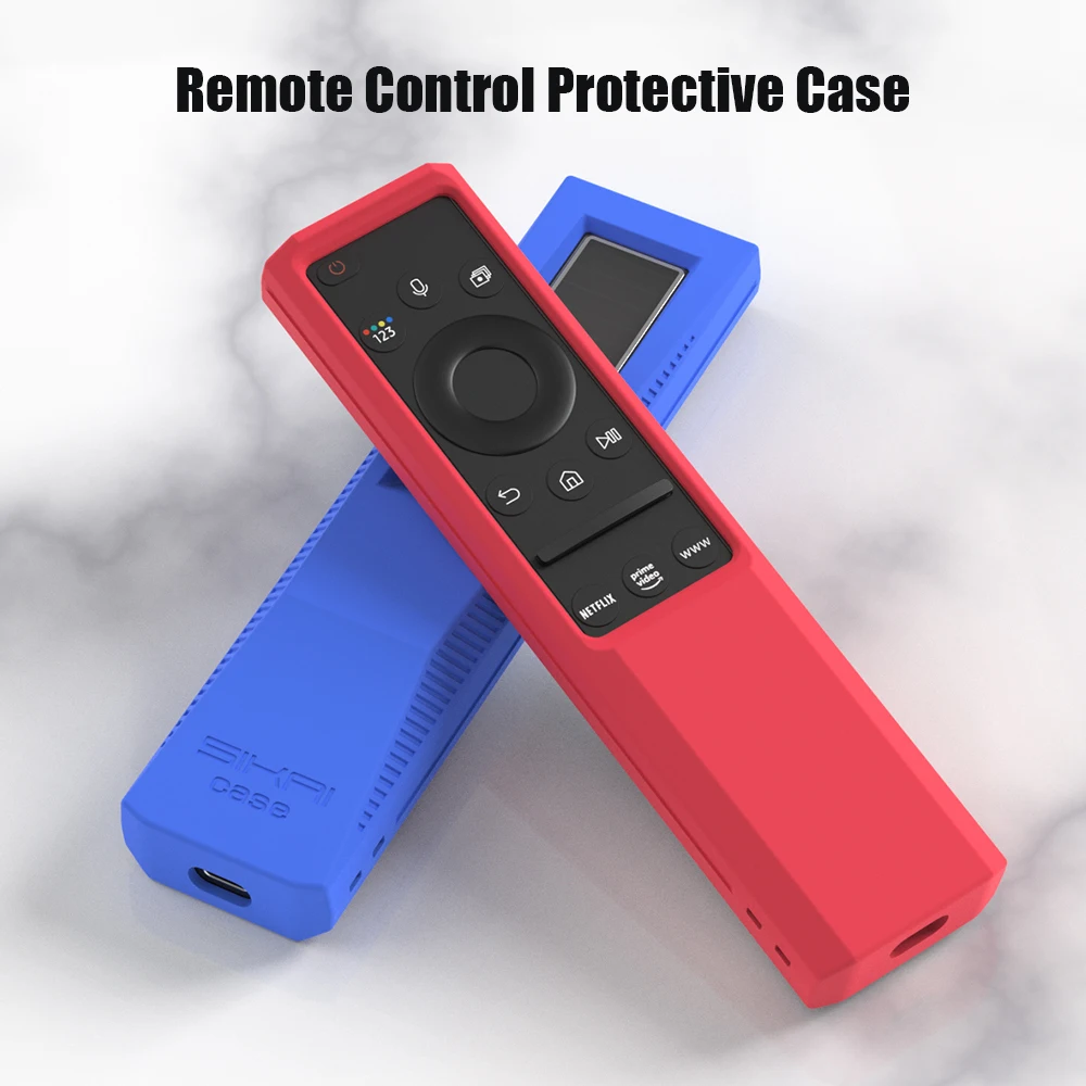 Fundas para Samsung QLED Smart TV BN59-01364A funda de Control remoto inteligente de célula Solar BN59-01365A AU8800 BN59-01311B BN59-01363C