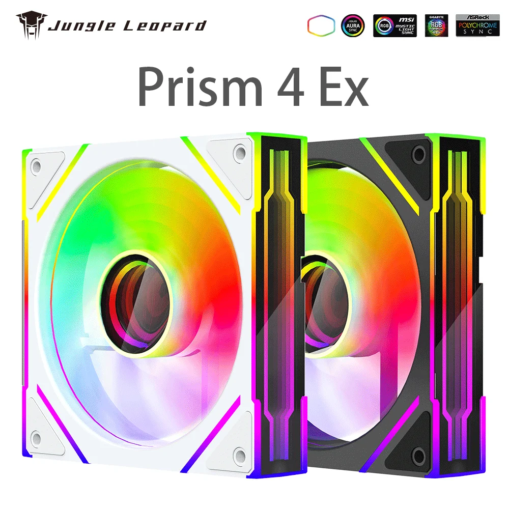 Jungle Leopard Prism 4 EX Ventilador PWM Silencioso Espejo Infinito - imagen 2
