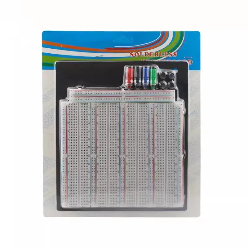 Placa de prueba de circuito sin soldadura con 3220 agujeros ZY-208 MB-102 cuatro placas combinadas - imagen 2
