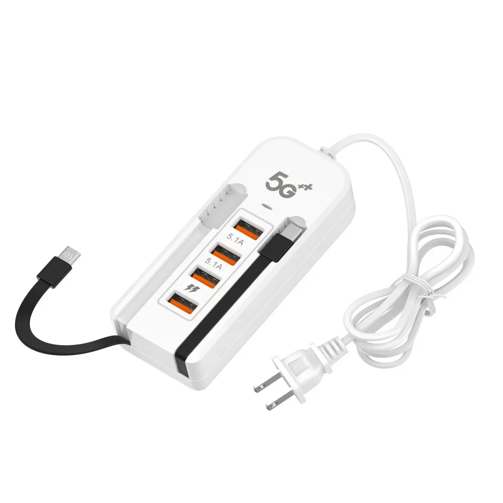 4USB White US