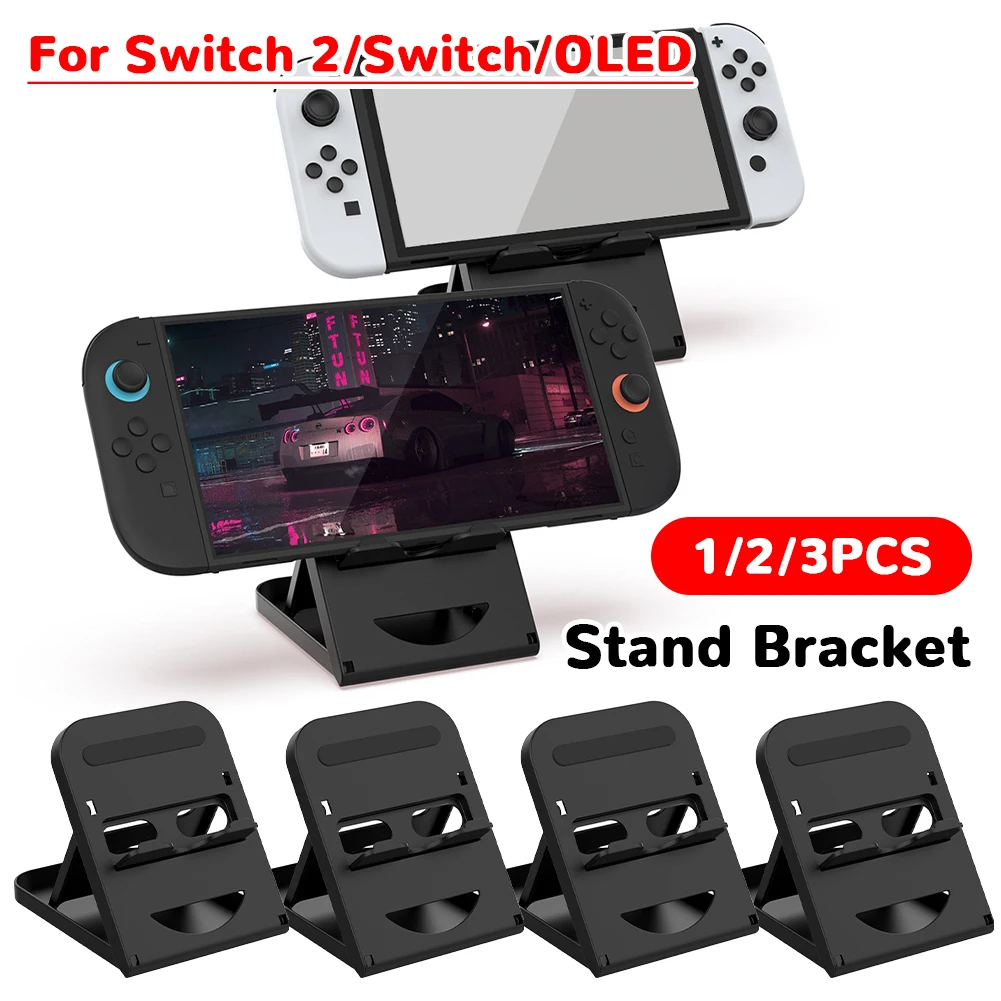Para Switch 2 soporte plegable soporte de Base ajustable soporte multiángulo Playstand para Nintendo para Switch/OLED - imagen 2