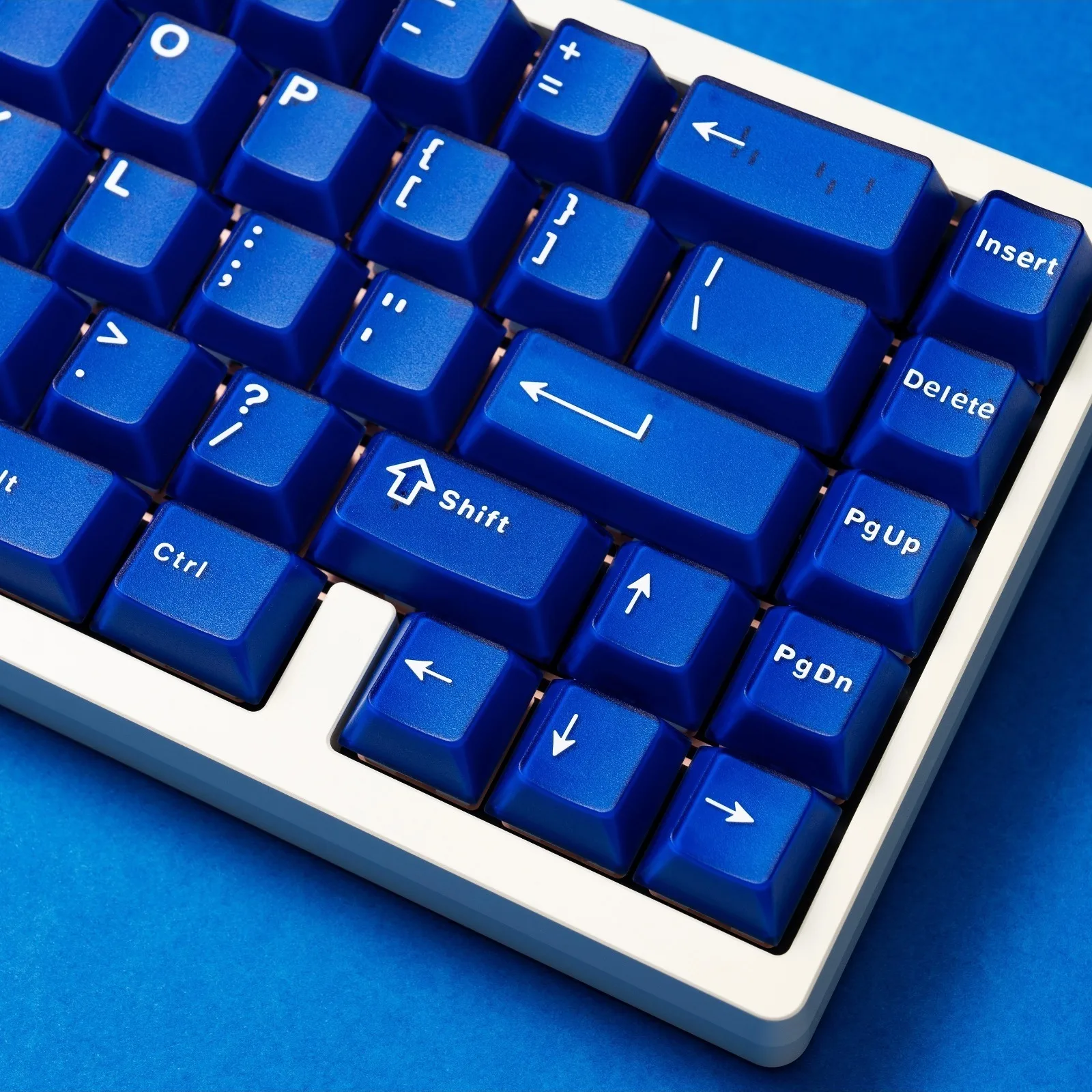Teclas semitransparentes azules Klein clásicas de 120 teclas, teclas ABS de doble disparo, perfil de cereza para interruptores Cherry MX, teclado de jugador - imagen 2