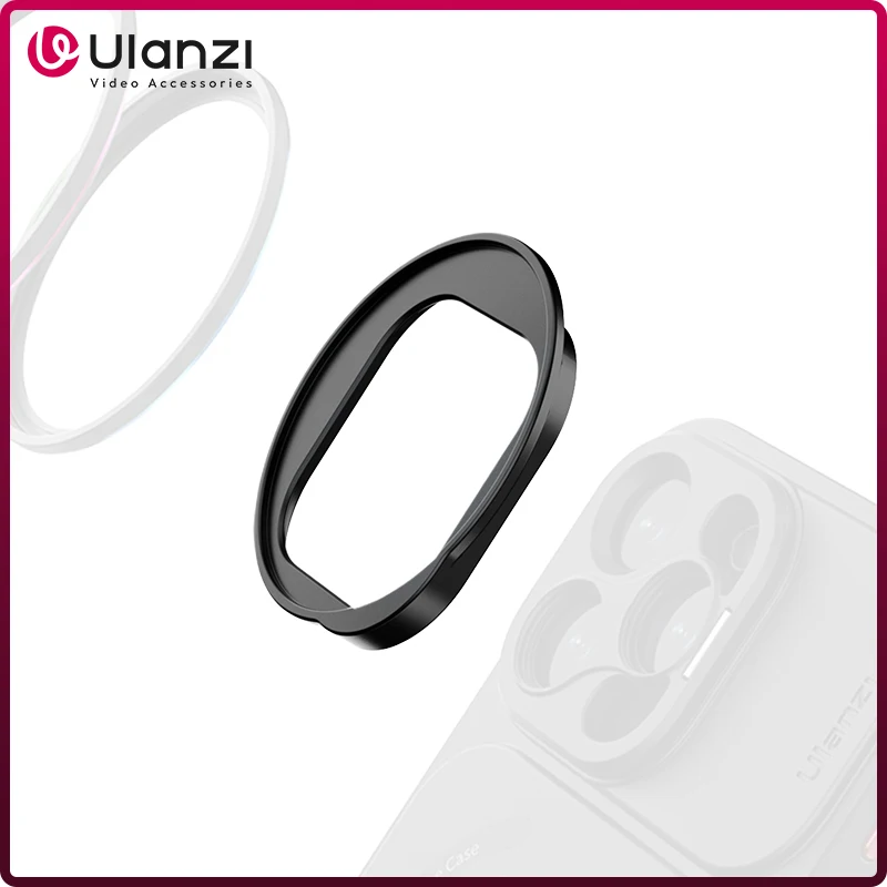 Ulanzi-anillo adaptador de filtro magnético HP-016 O-LOCK, para iPhone 15 Pro/Pro Max, O-LOCK, adaptador de lente para funda de teléfono, fotografía