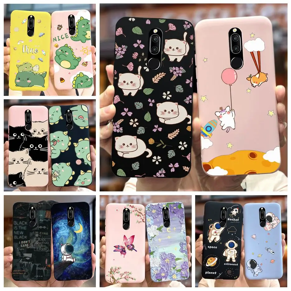 Para Huawei Mate 10 Lite funda Nova2i lindo caramelo pintado contraportada a prueba de golpes funda de teléfono para Huawei Nova 2i Mate10 Lite bolsas suaves