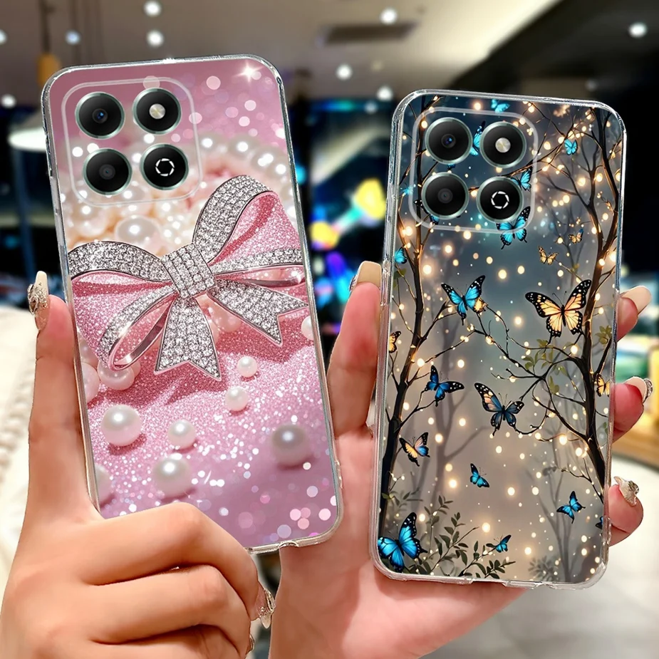 Para Honor X6b funda JDY-LX1 lujosa funda pintada de moda suave funda de teléfono delgada para Honor X6a X6 b HonorX6 HonorX6a HonorX6b Fundas - imagen 2