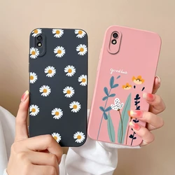 Funda Xiaomi Redmi 9/9A/9AT/9C de silicona líquida con corazón