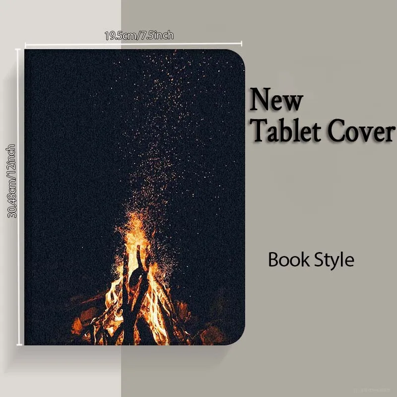 Funda con llamas de rosa oscura roja para Huawei Honor Tab Magic Pad GT 6 X9 X8A X8 V8 V7 9 8 2 3 13,3 10 Pro pulgadas - imagen 5