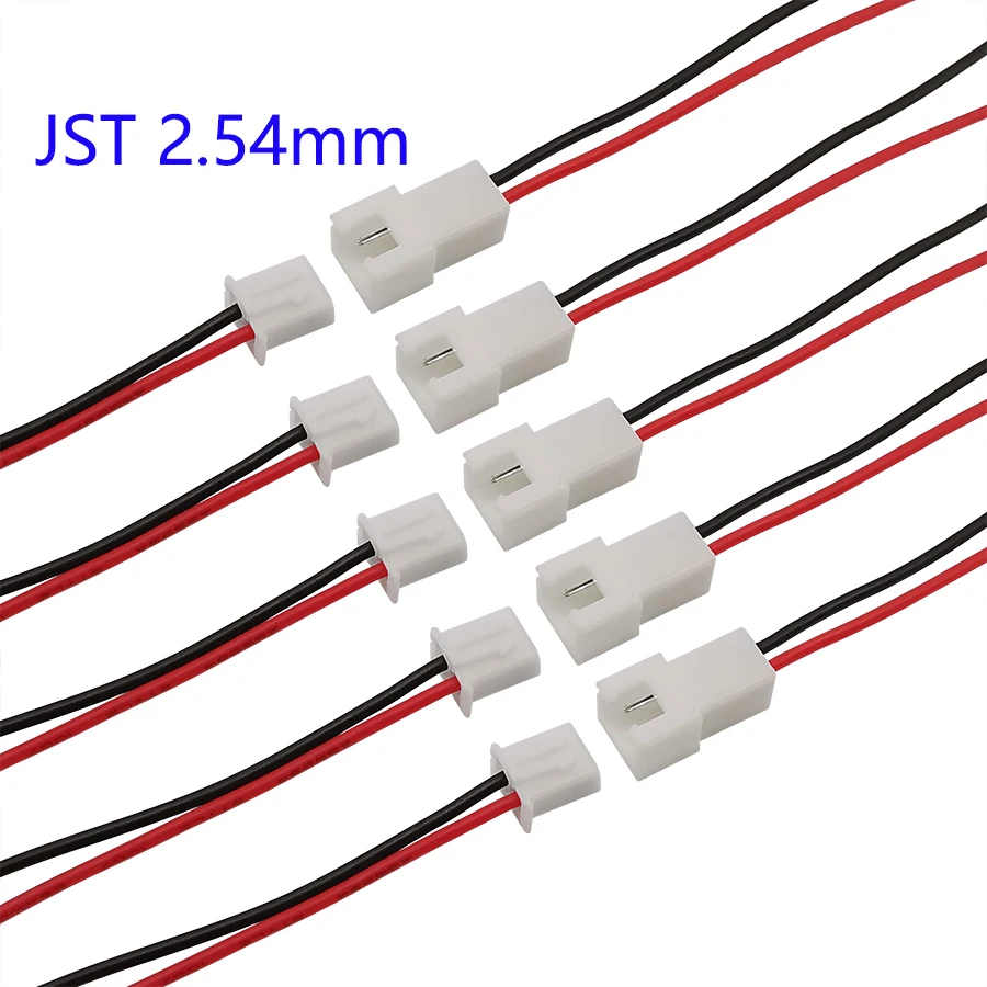10 pares pequeños Mini 1,25mm PH 2,0mm XH 2,54mm JST 2 pines conector macho hembra para RC Lipo batería coche barco Drone avión - imagen 5