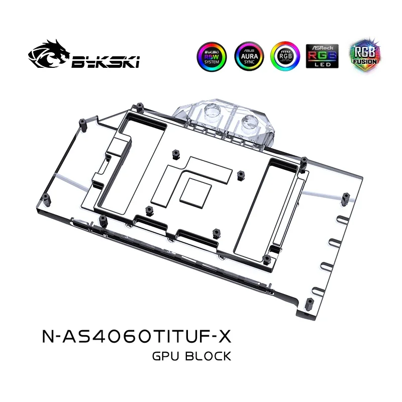 Bloque de agua Bykski para tarjeta GPU ASUS GeForce RTX 4060 Ti TUF/ROG Strix GAMING/prevent la corrosión/N-AS4060TITUF-X - imagen 4