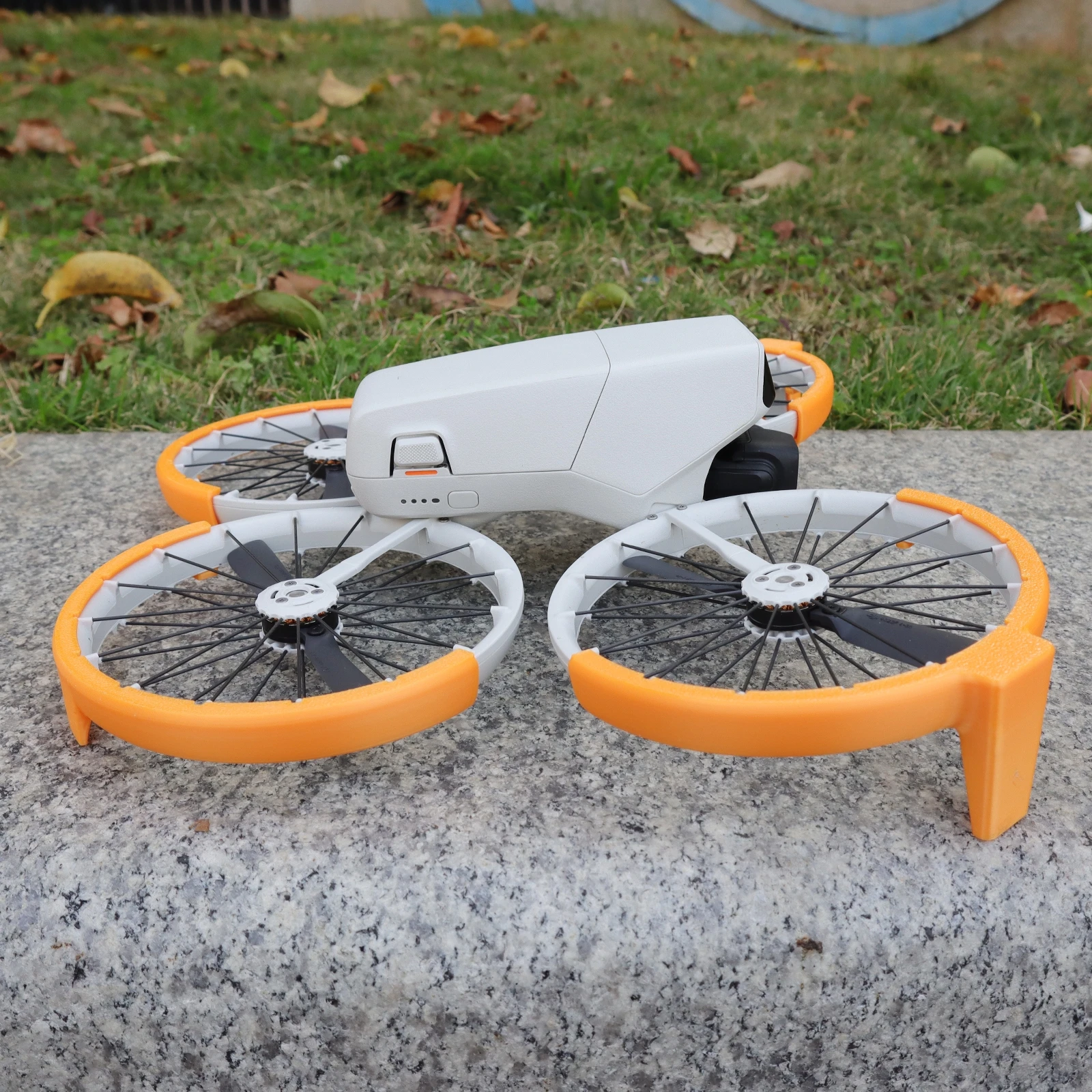 Propeller Guard For DJI Flip Protector Bumper Rings with Increased Height Stand  Quick Release Anti-drop Cover For DJI Flip - imagen 5